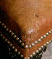 upholstery leather after conservation